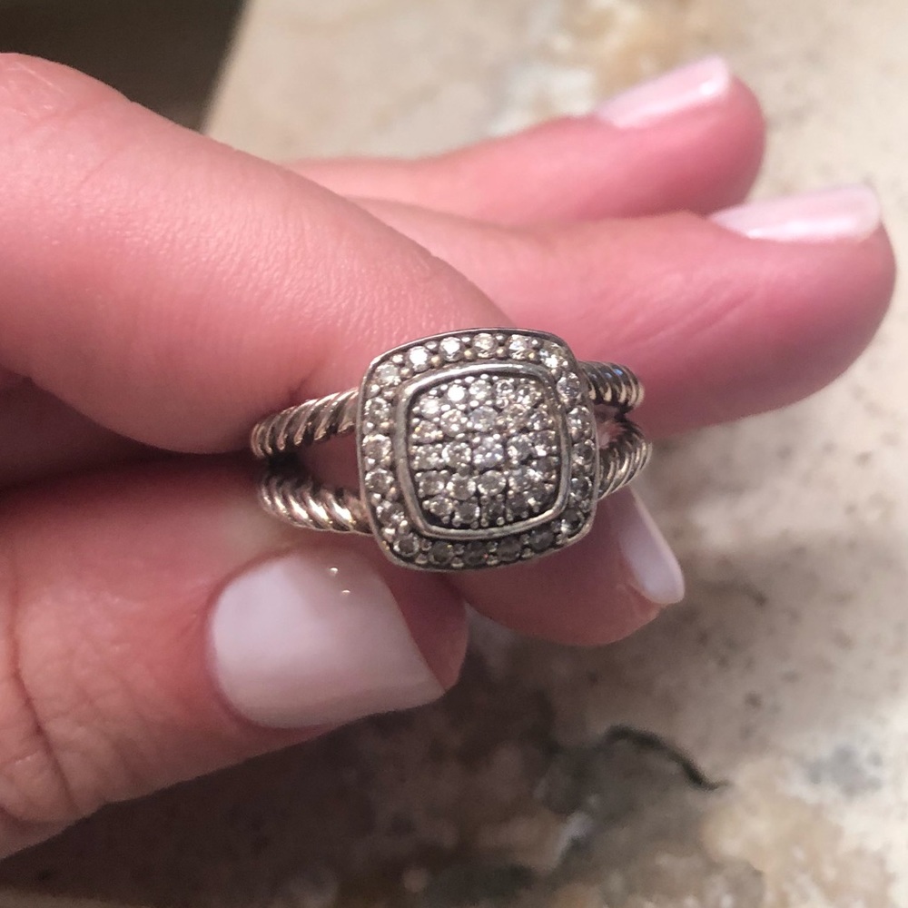 David Yurman Petite Albion Ring with Diamonds